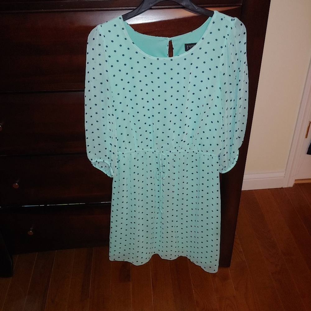 Mint green dress